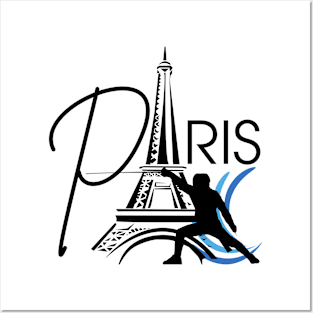 Paris summer games fencing Posters and Art